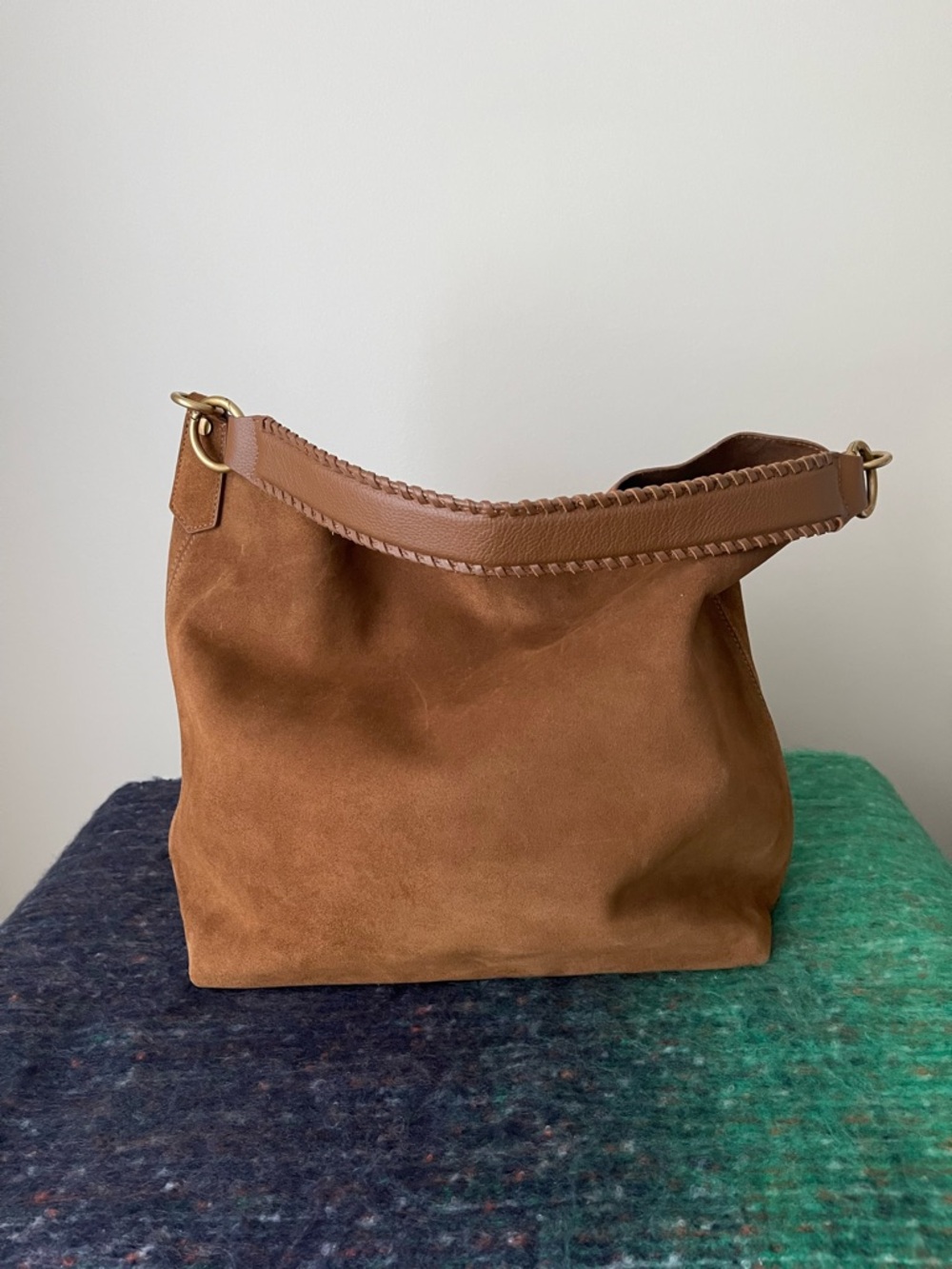 NWOT... Banana Republic Suede Bag.
